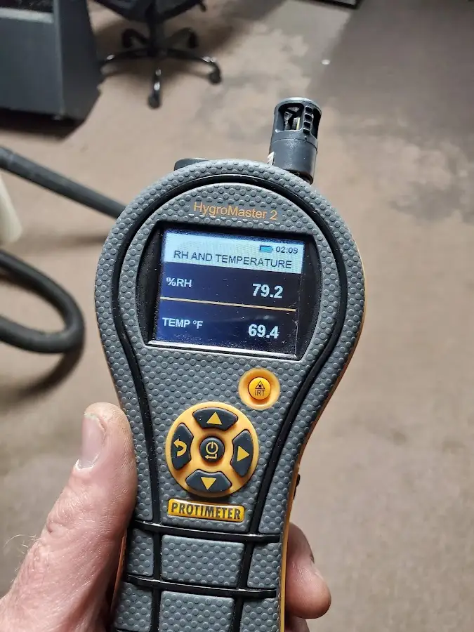 Moisture meter humidity assessment for Mold Remediation & Removal in Broadview Heights